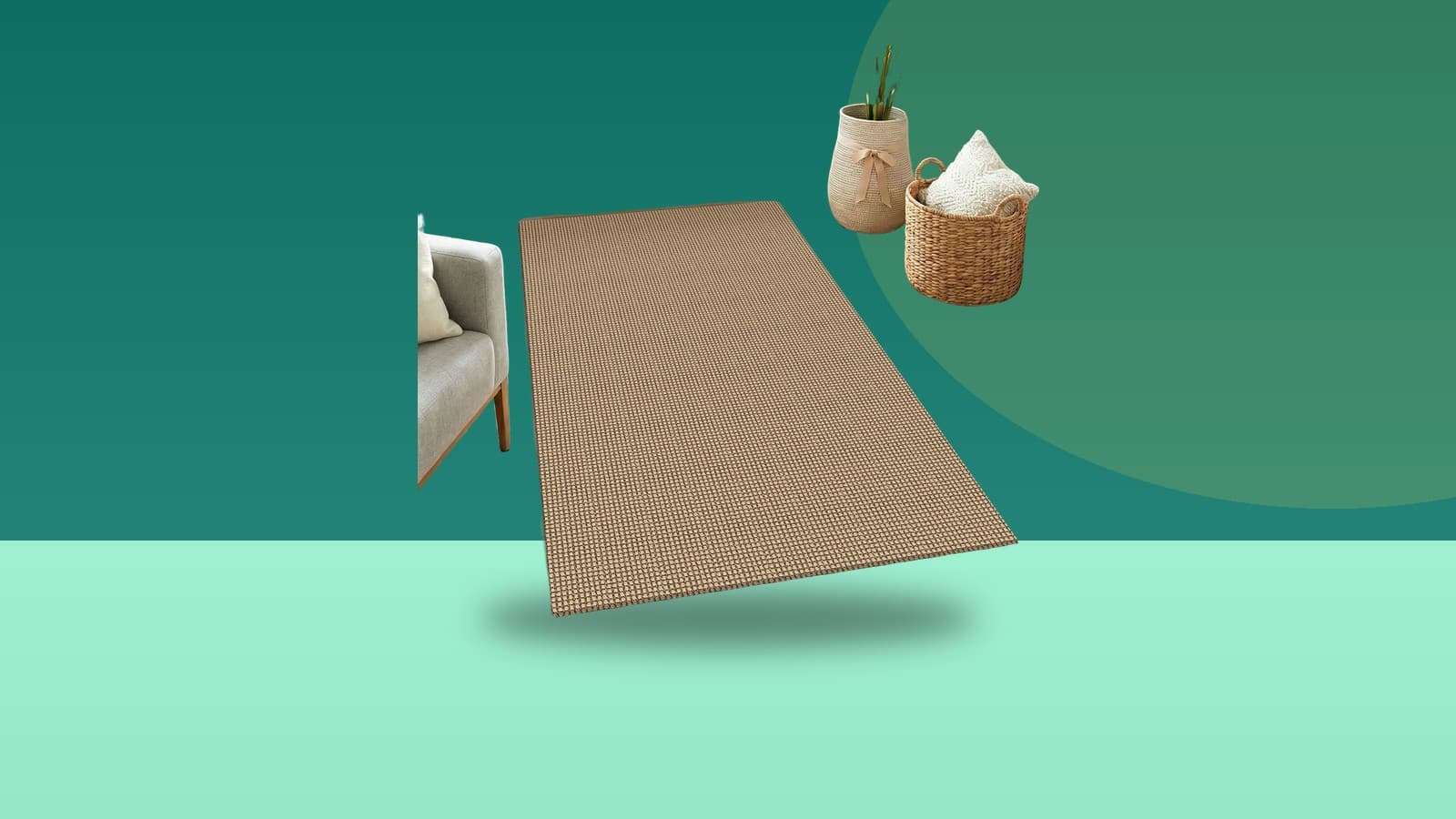 KOZYFLY Boho Rugs for Entryway 3x5 ft Washable Are