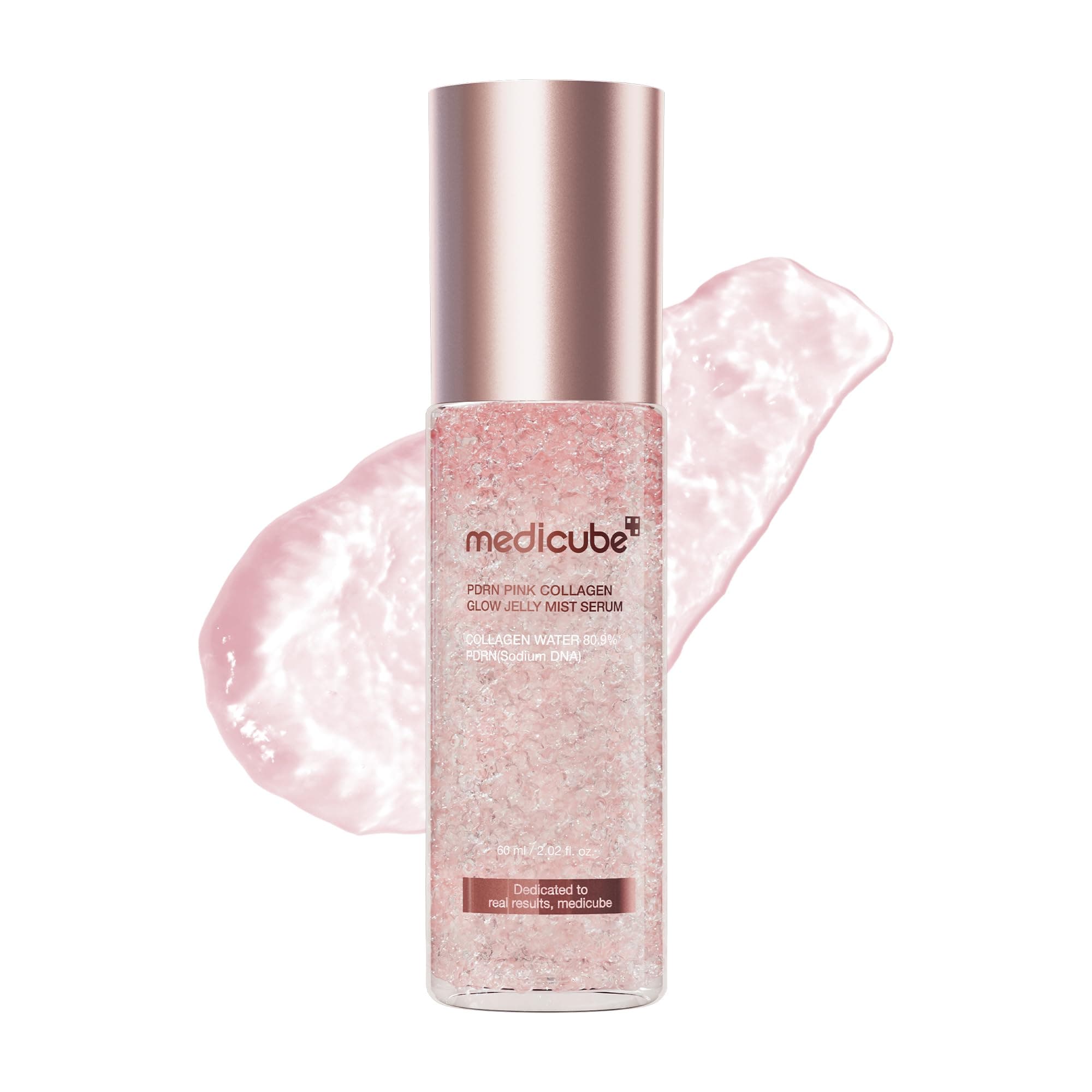 medicube Pink PDRN Collagen Jelly Mist Serum, 2.02 oz