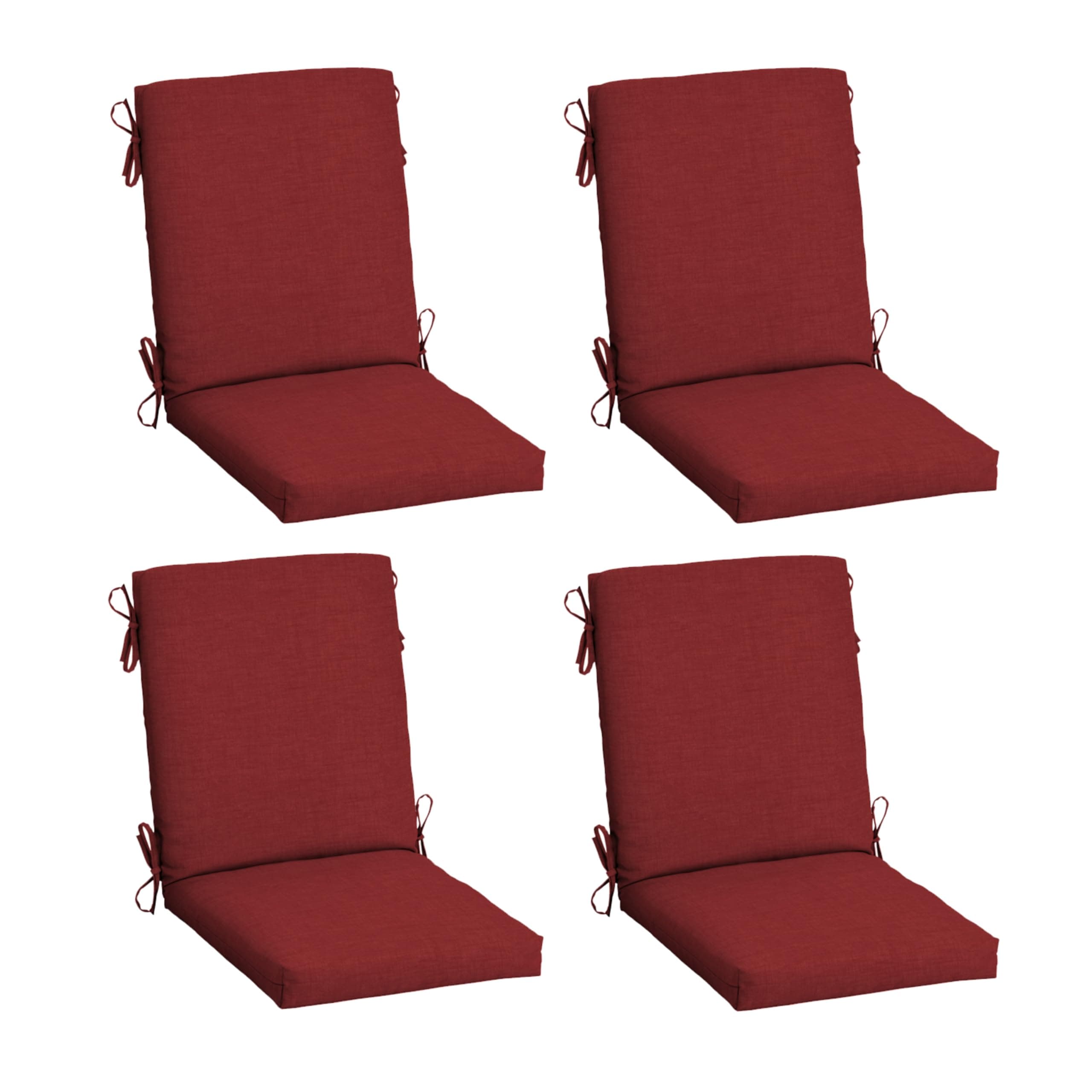 Arden Outdoor Patio Dining Chair Cushion (4-Pack)