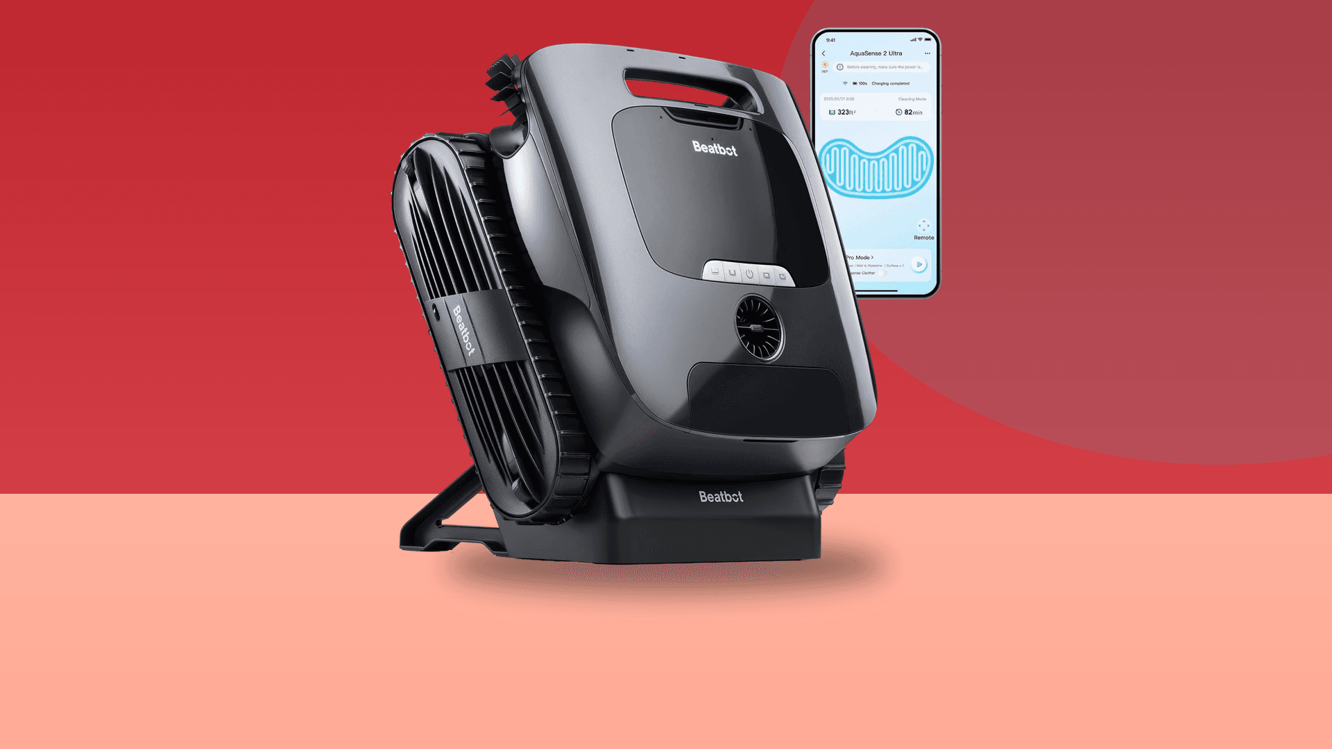 Beatbot AquaSense 2 Ultra cordless robotic pool cleaner with companion app