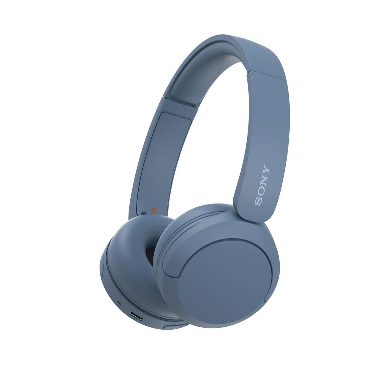 Sony WH-CH520 Wireless On-Ear Headphones, Blue