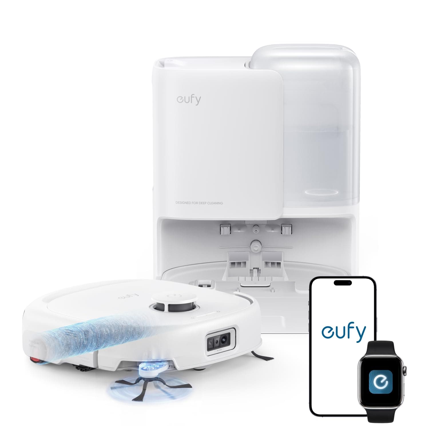 eufy E25 HydroJet Robot Vacuum & Mop, 20,000 Pa