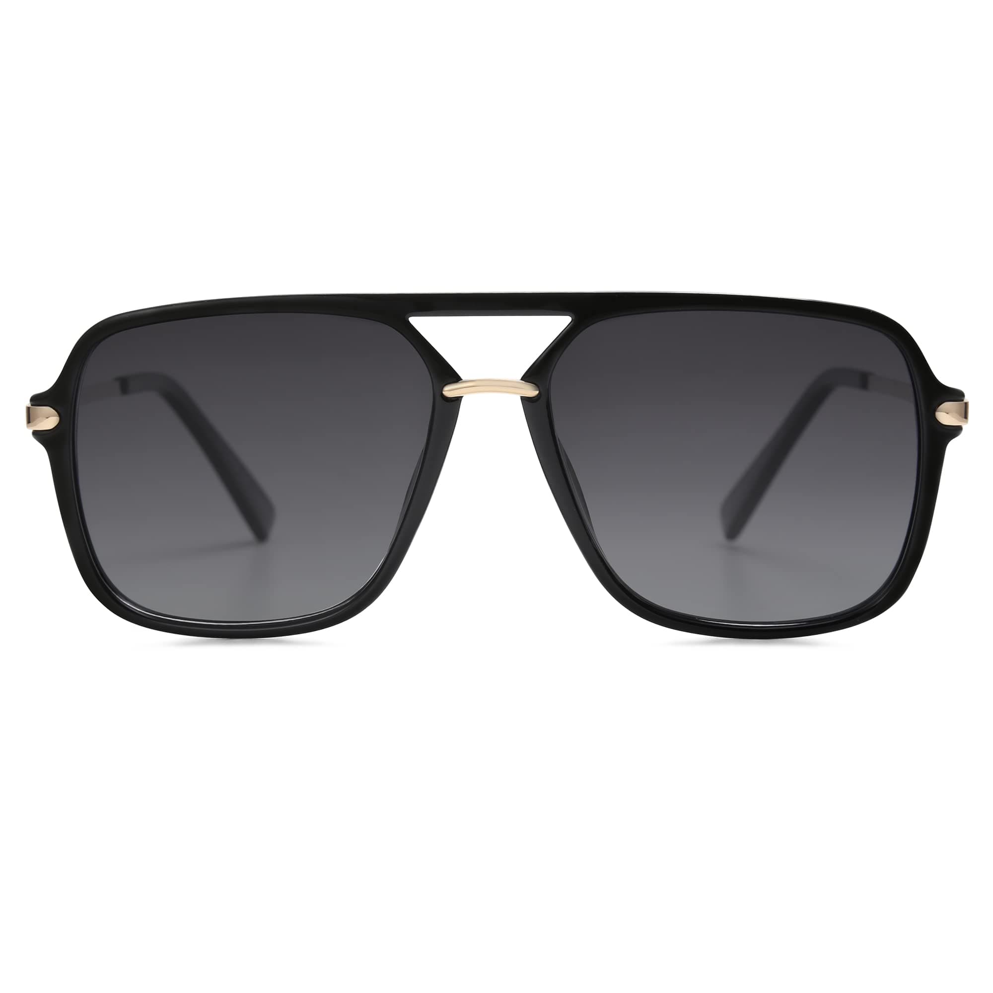 SOJOS Square Polarized Retro Sunglasses, UV400