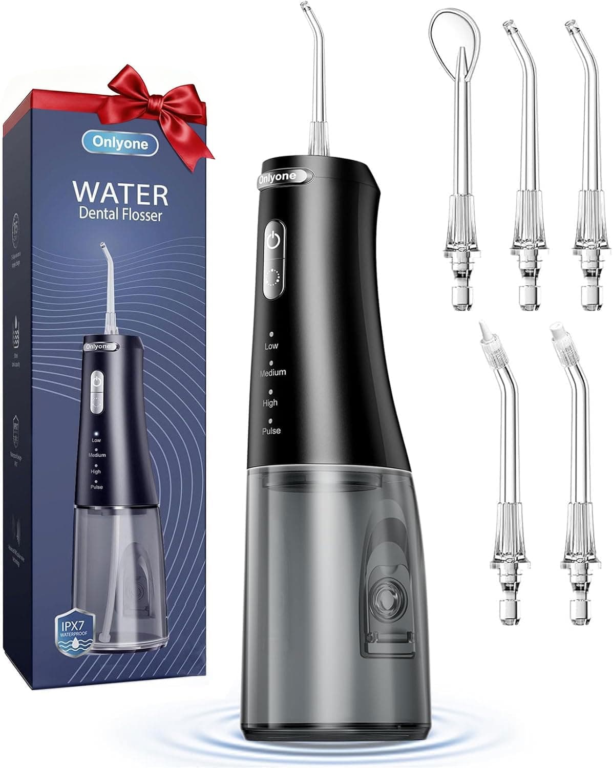 Onlyone Cordless Water Flosser, 4 Modes, 300ml Tank