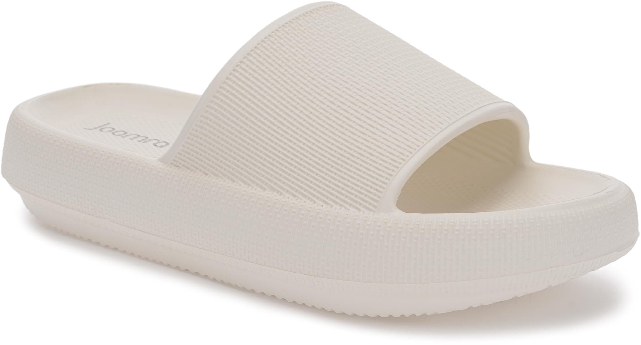 Joomra Pillow Slippers, Ultra-Cushion Shower Slides