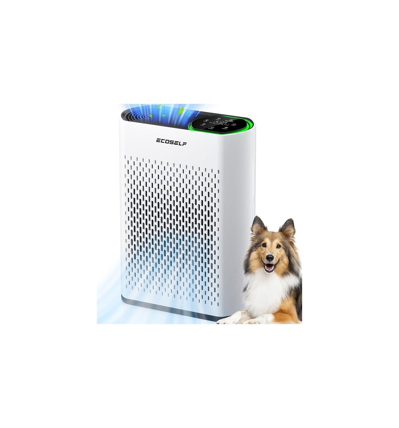 ECOSELF HAP602 True HEPA Air Purifier, 2,400 Sq Ft