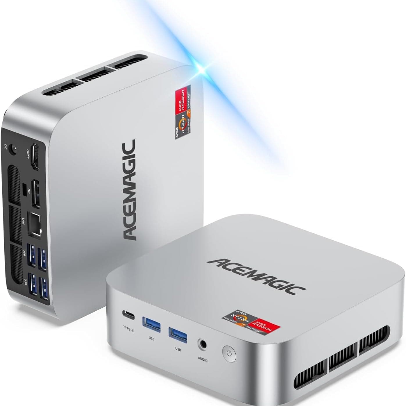 ACEMAGIC M1 Mini PC AMD Ryzen 7 7735HS Windows 11 Pro (Up to 4.75GHz) 24GB RAM 1TB SSD, Radeon Triple 4K Display Mini Computers Desktop Micro Small Pc for Office 3.2Type-C/LAN 2.5G/BT5.2/WiFi 6 — 11% Off