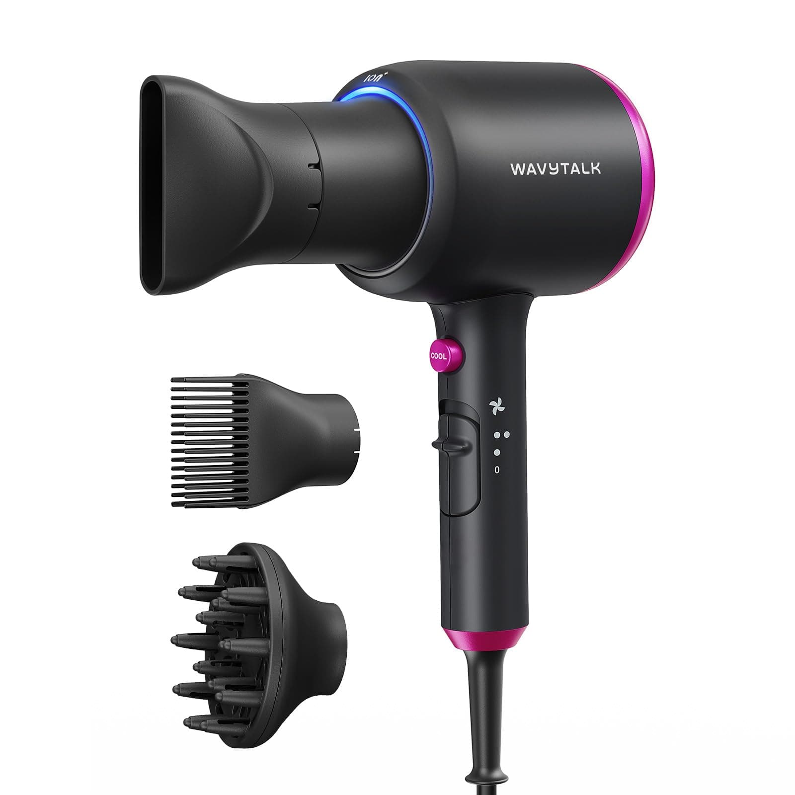 Wavytalk 1875W Ionic Hair Dryer with Diffuser