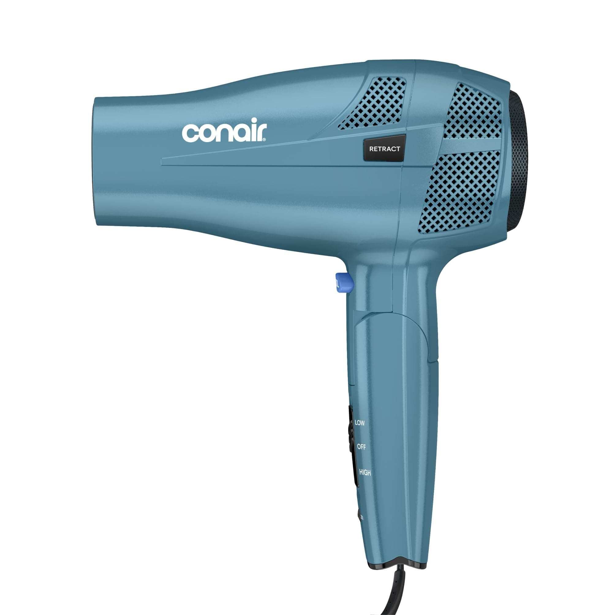 Conair 1875W Dual-Voltage Travel Hair Dryer, Folding Handle
