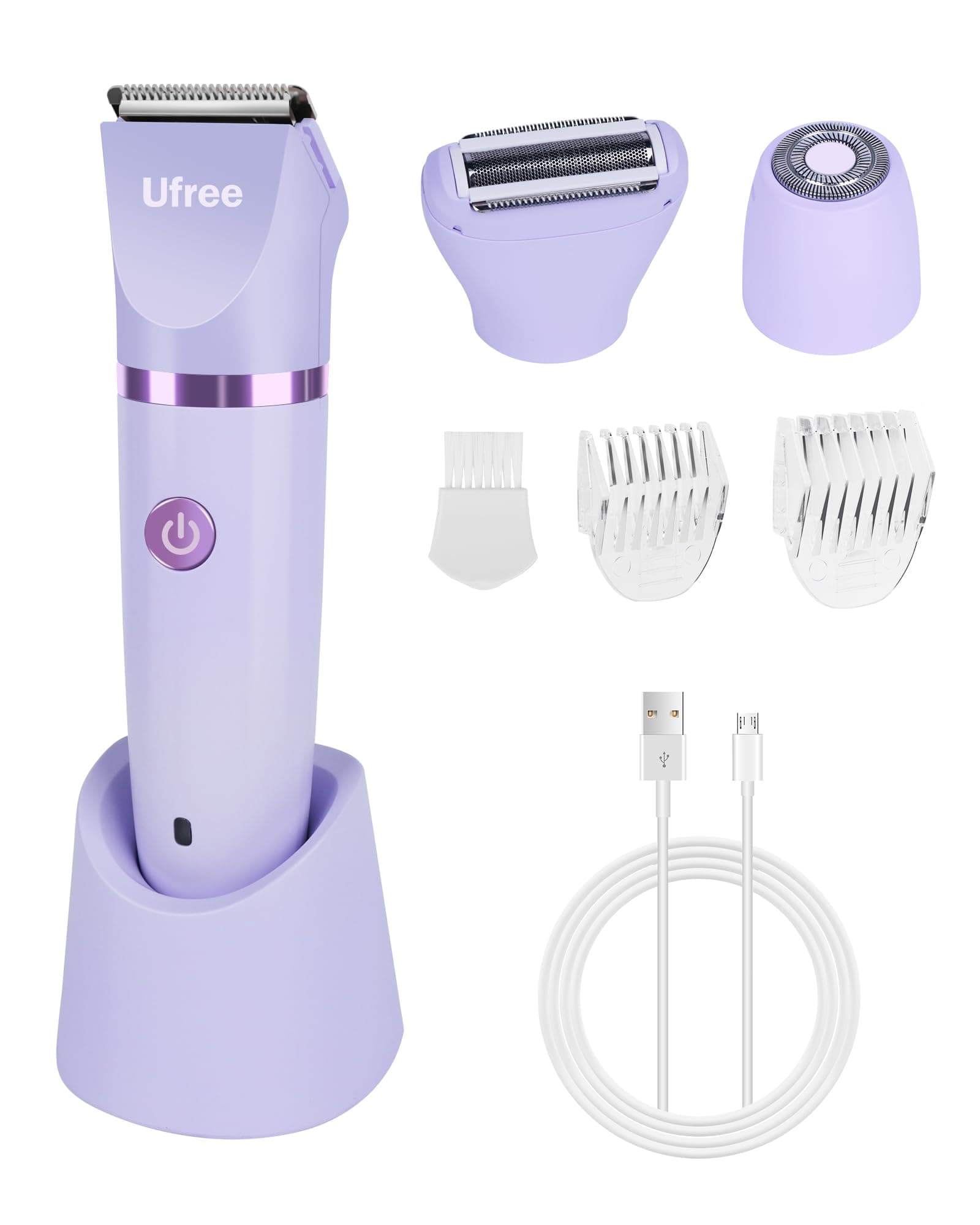 Ufree IPX7 Waterproof Bikini Trimmer, Ceramic Blade
