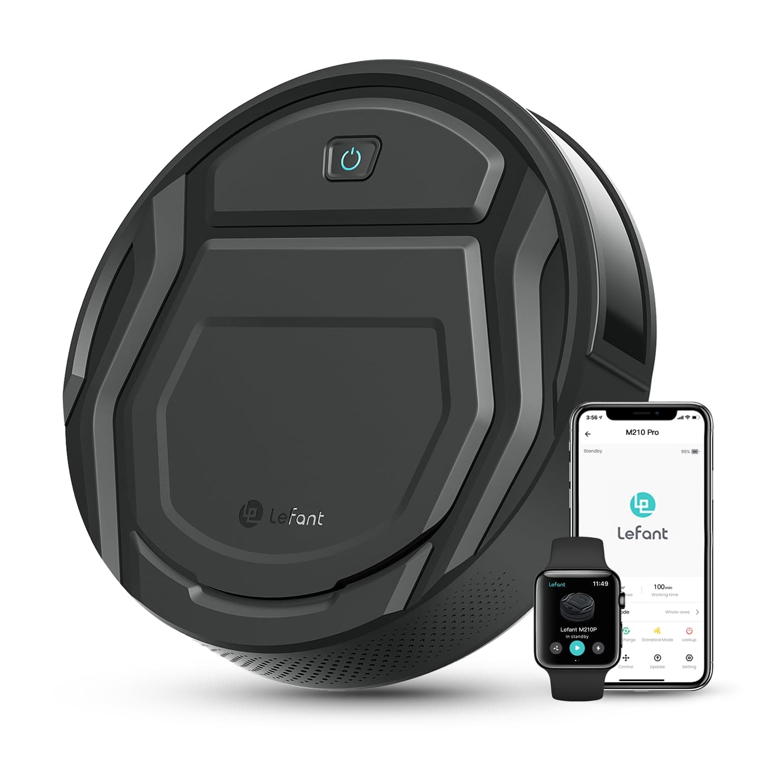 Lefant M210 Pro Slim Robot Vacuum, 4000Pa, 200-Min Runtime
