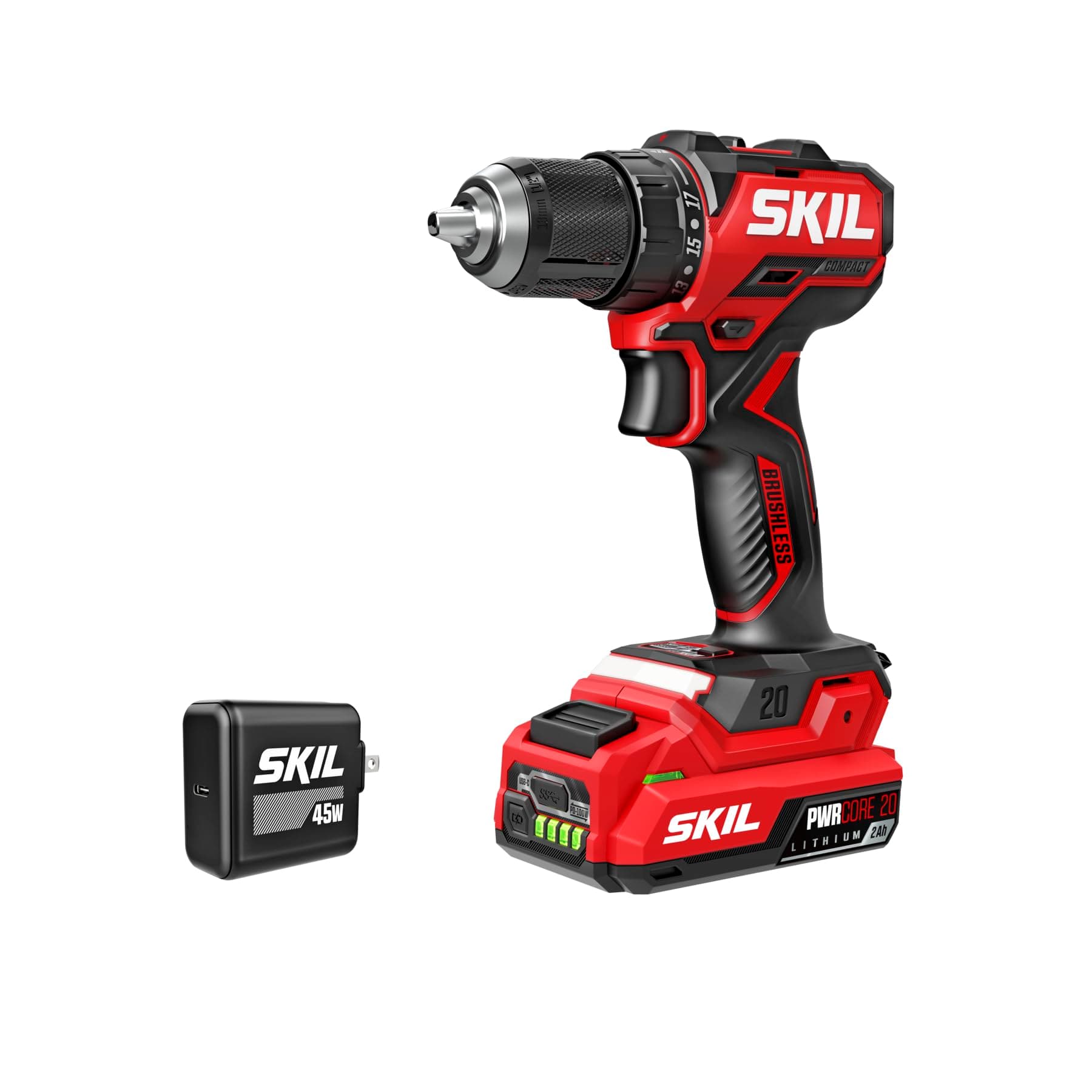 Skil PWR CORE 20 Brushless Drill Driver Kit