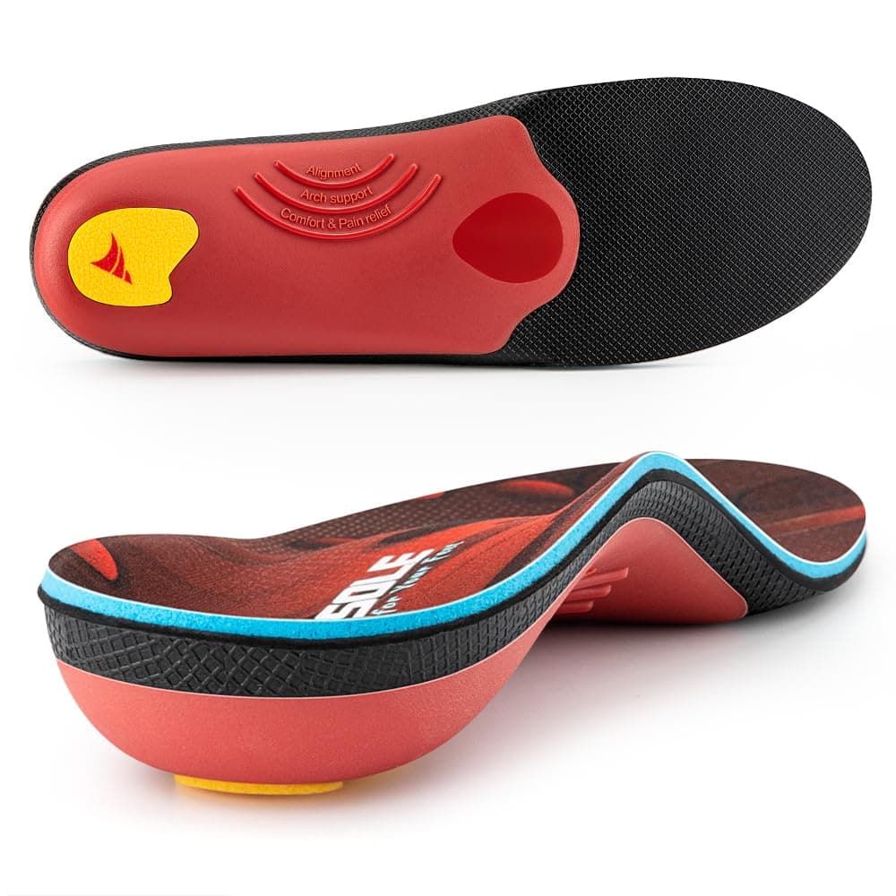 VALSOLE Heavy-Duty High Arch Support Insoles