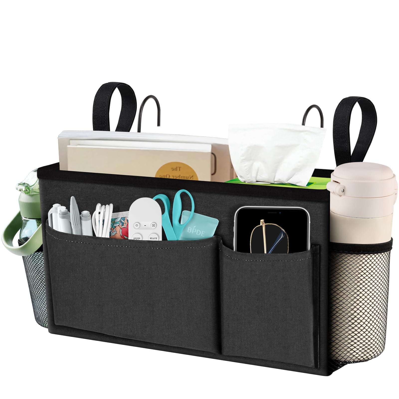 Bedside Storage Caddy for Bunk and Dorm Beds