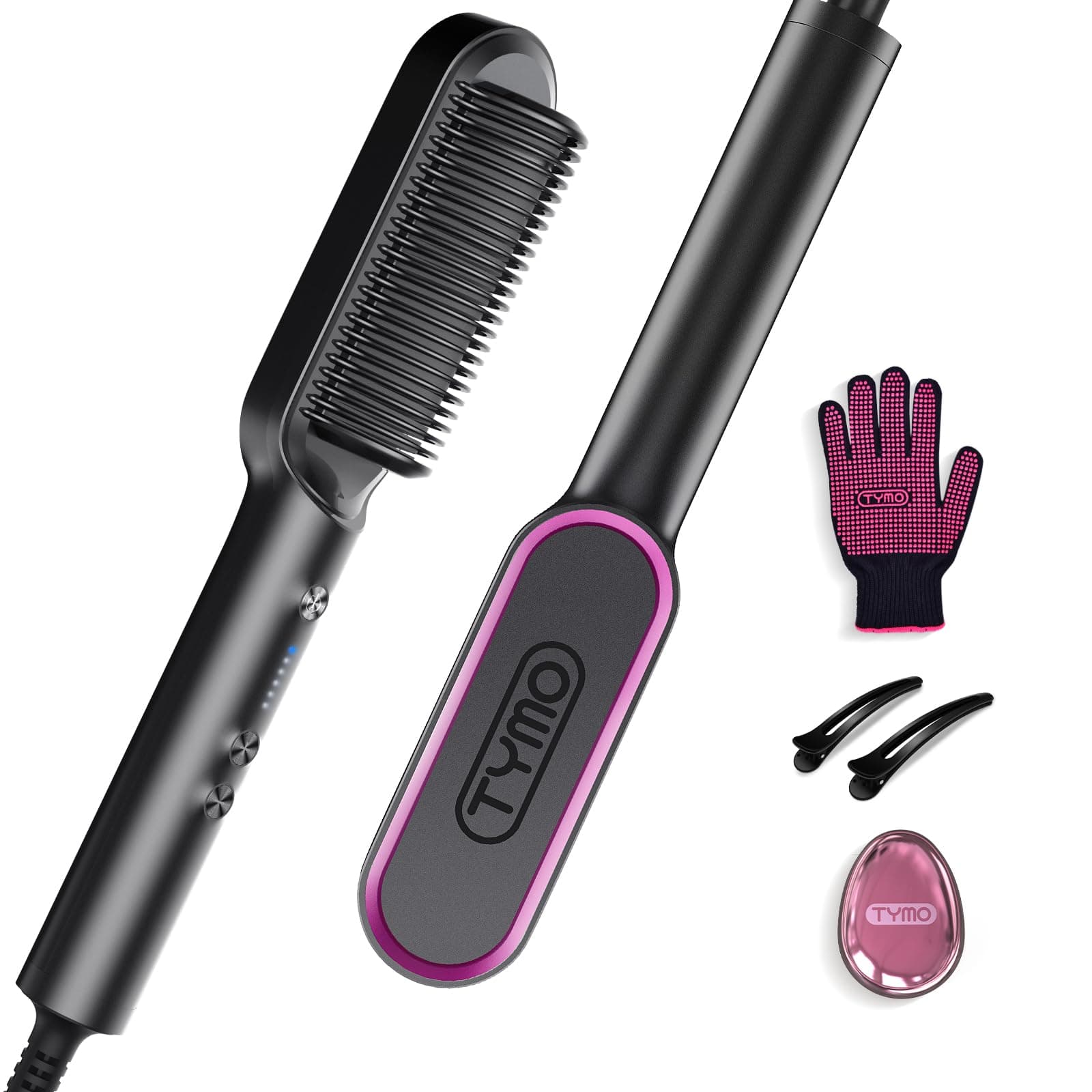 TYMO Ring Hair Straightener Comb Brush