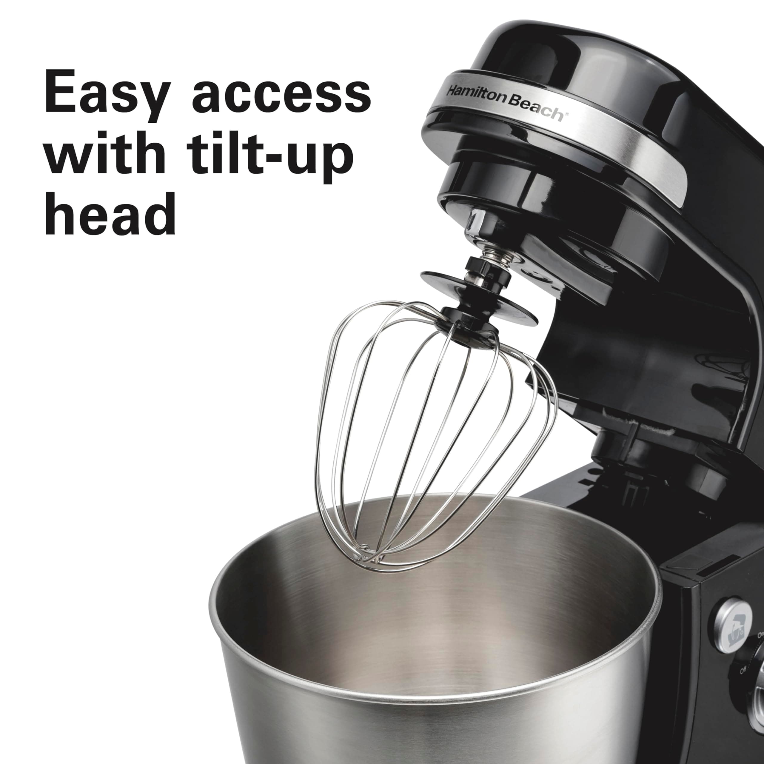 Hamilton Beach 4 Qt 7-Speed Stand Mixer with Planetary Mixing