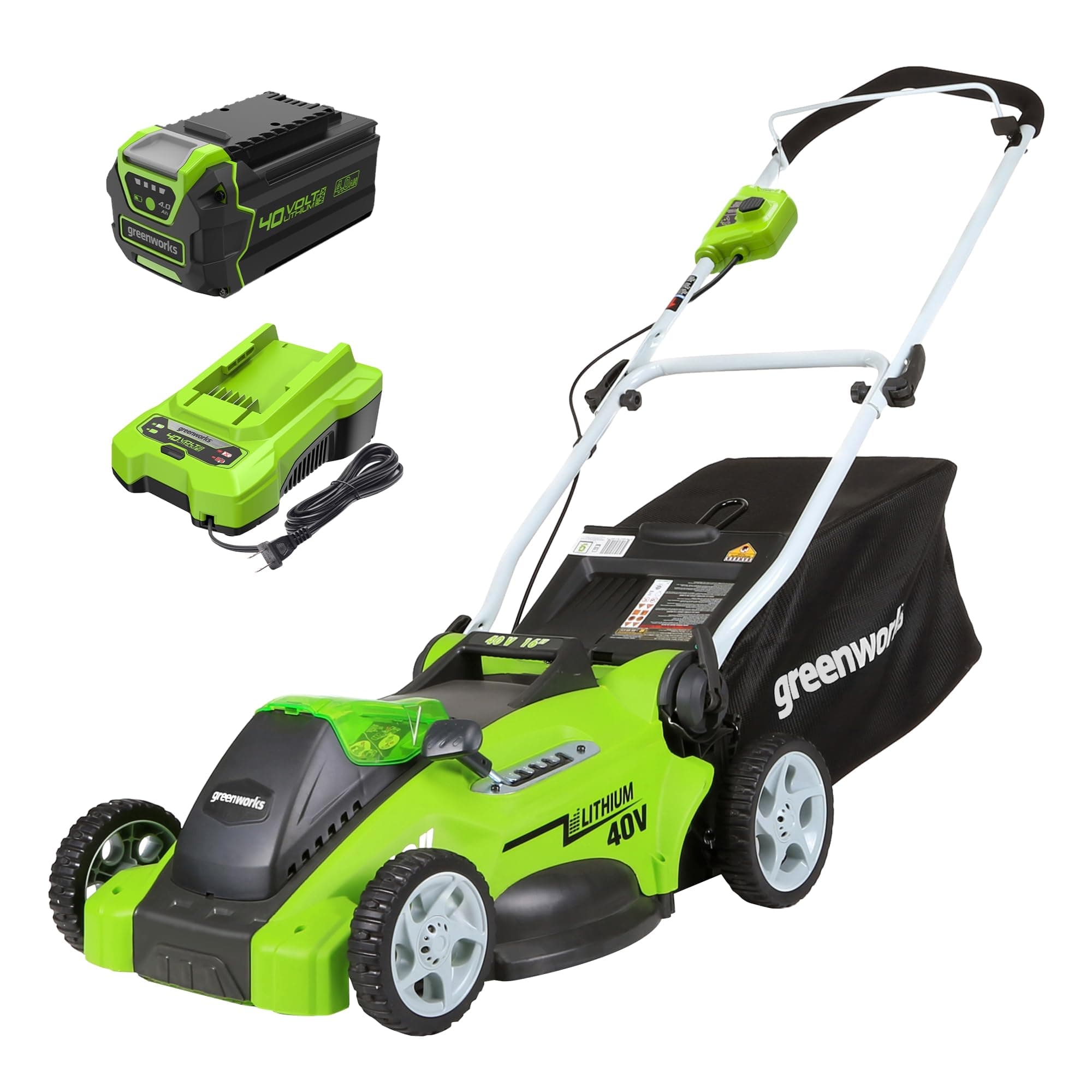 Greenworks 40V 16" Cordless Push Lawn Mower