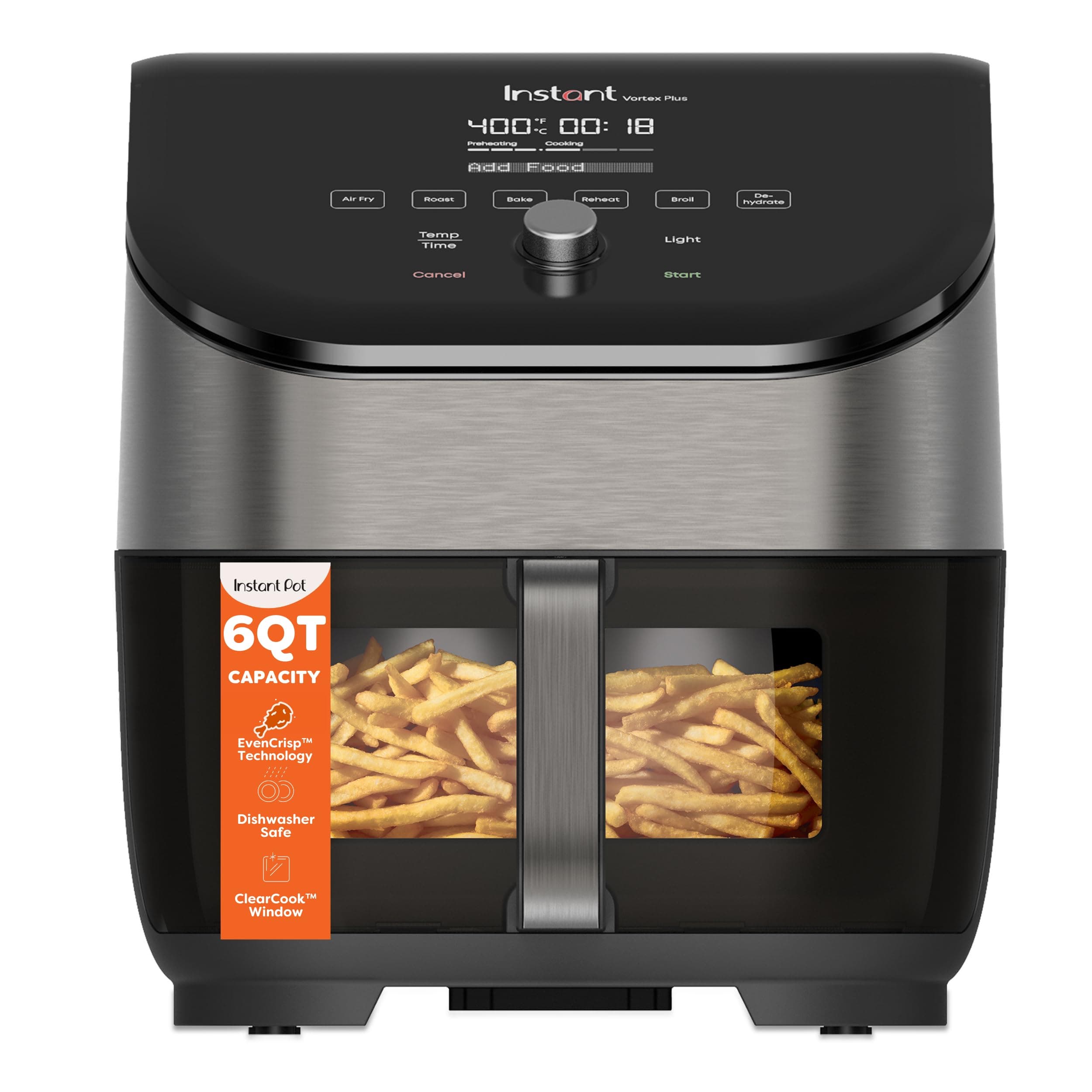 Instant Pot Vortex Plus 6QT Air Fryer, OdorErase