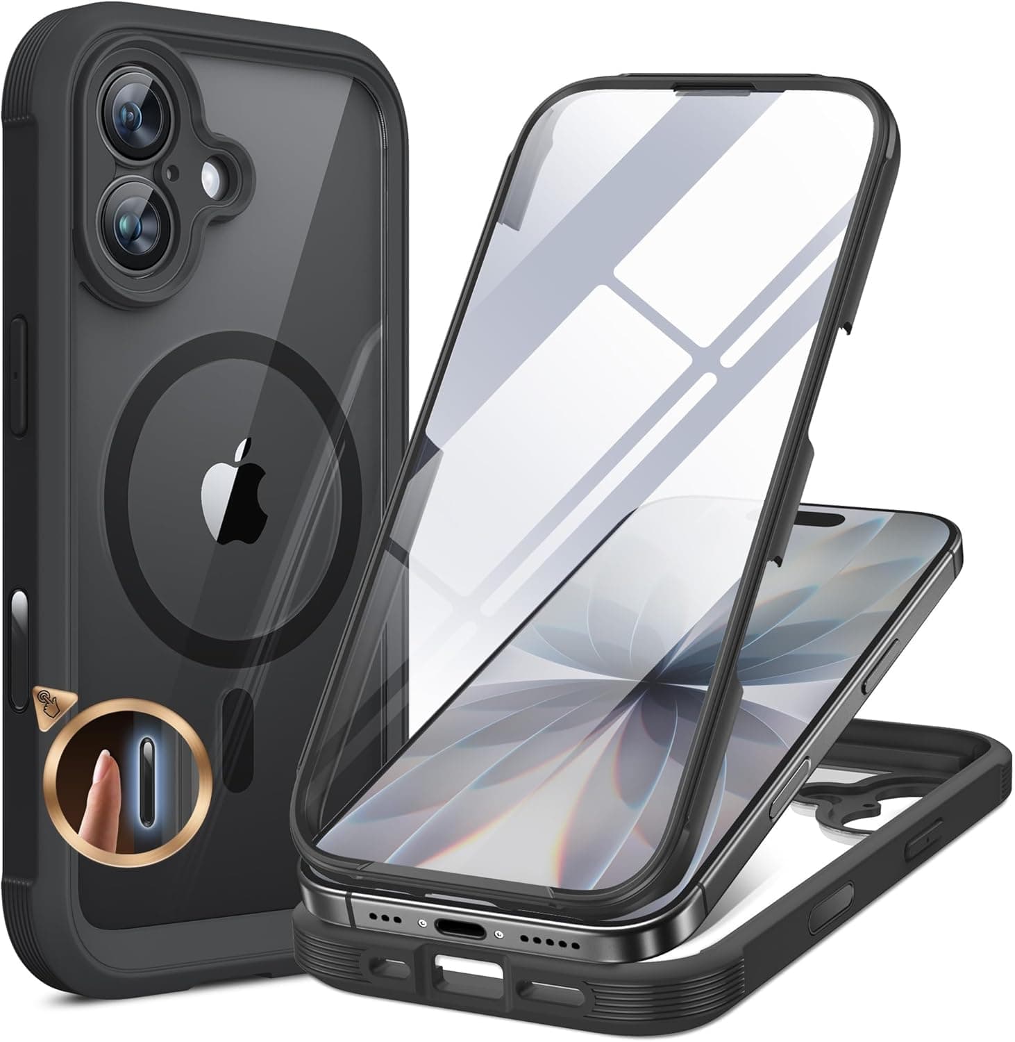 Miracase iPhone 17 Case with Screen Protector