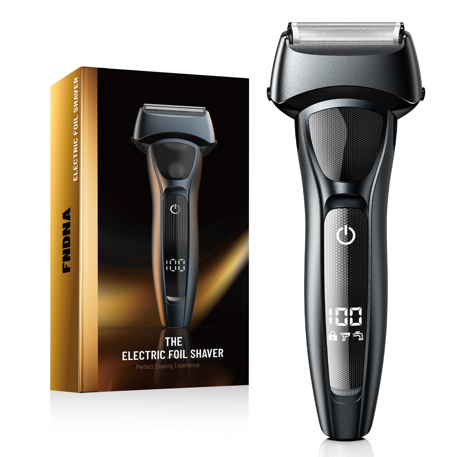 FNDNA Rechargeable Cordless Foil Shaver for Men