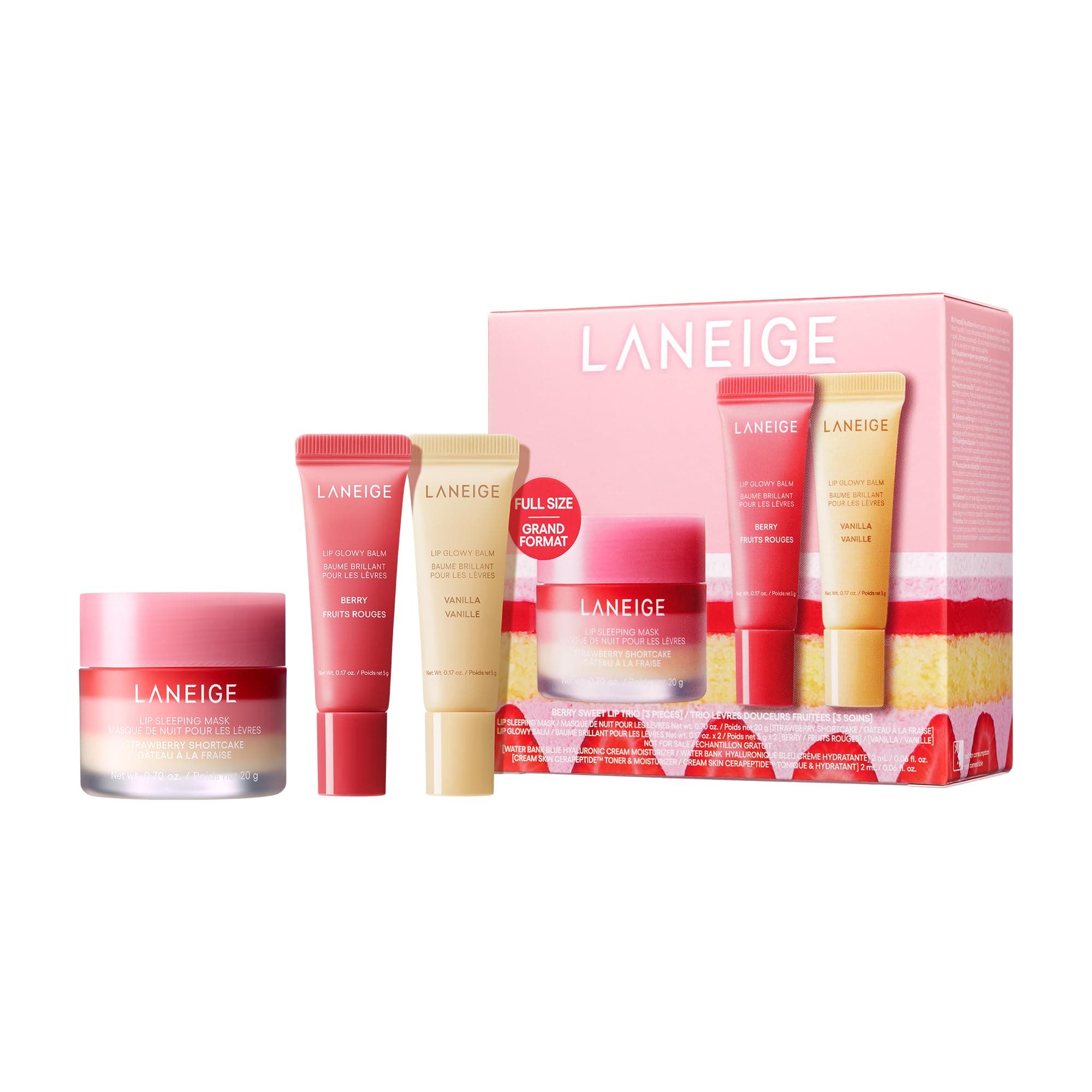 LANEIGE Lip Sleeping Mask, Overnight Lip Treatment
