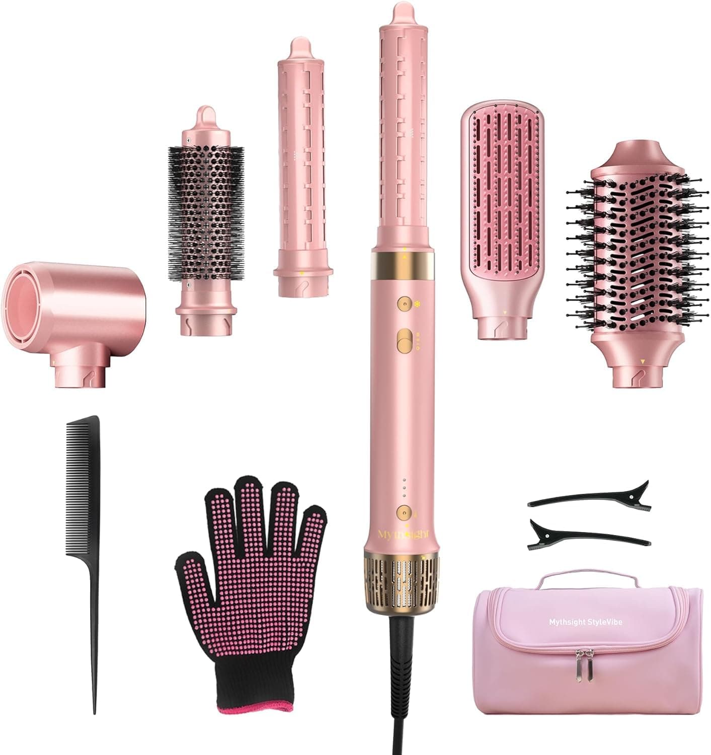 Mythsight StyleVibe 6-in-1 Air Styler with Auto-Wrap Curl