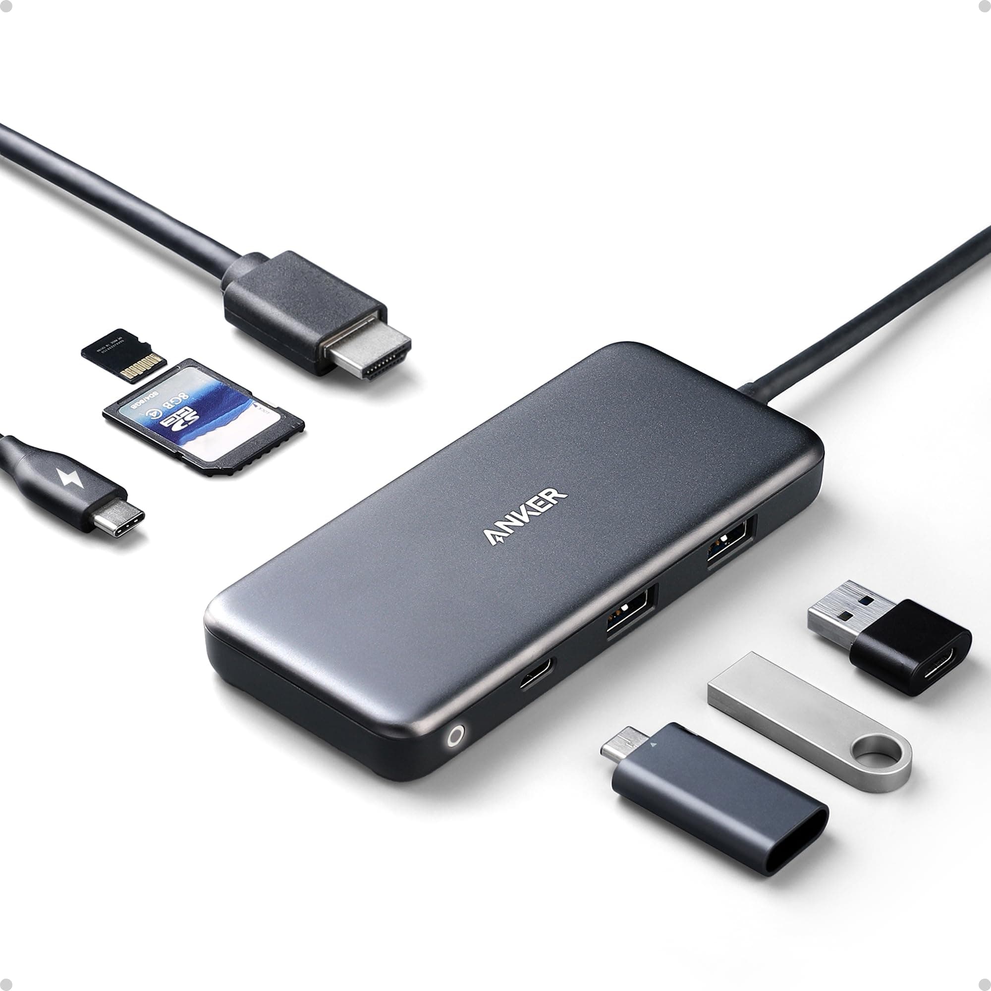 Anker 7-in-1 USB-C Hub with 4K HDMI and 100W Charging