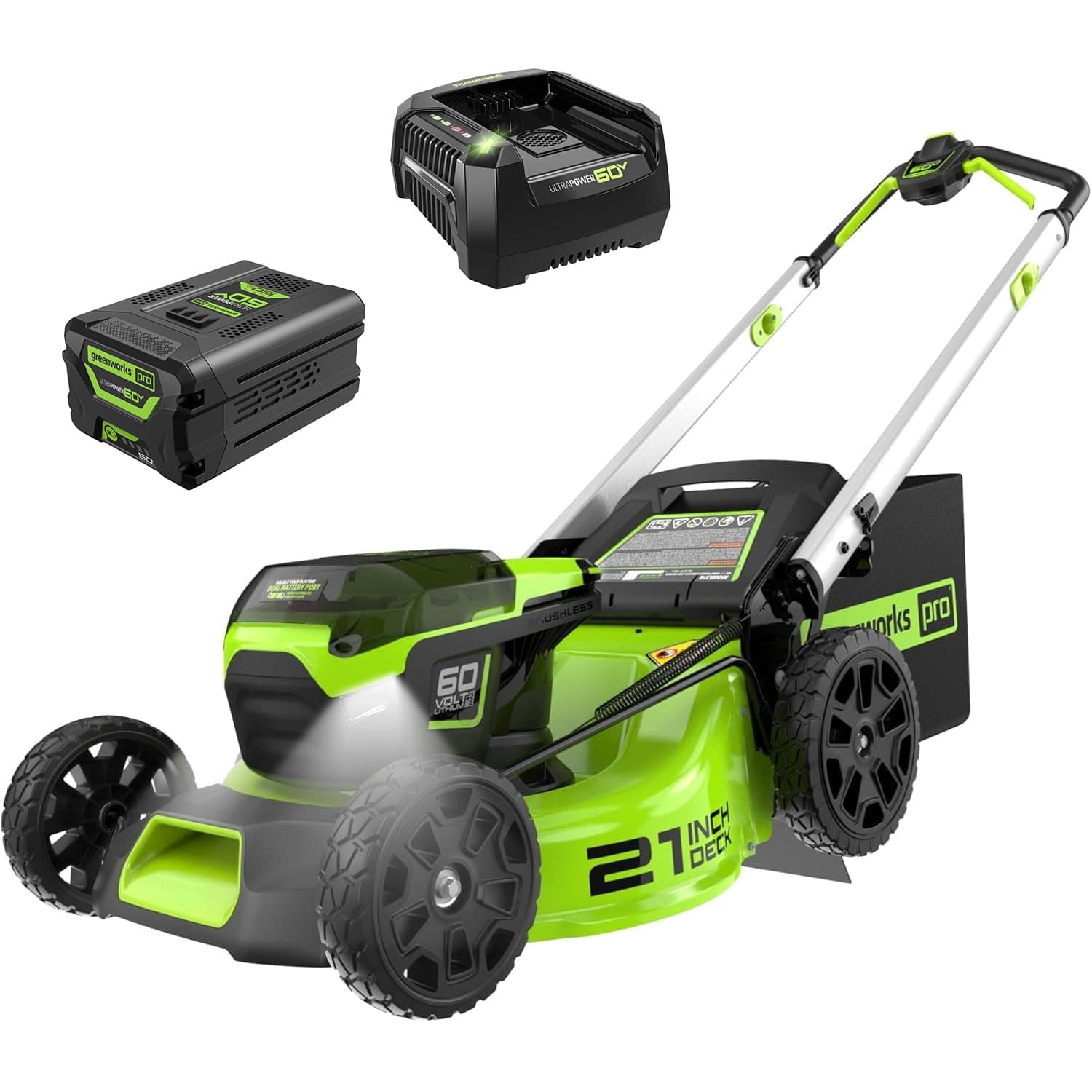 Greenworks 60V 21" Brushless Cordless Push Lawn Mower