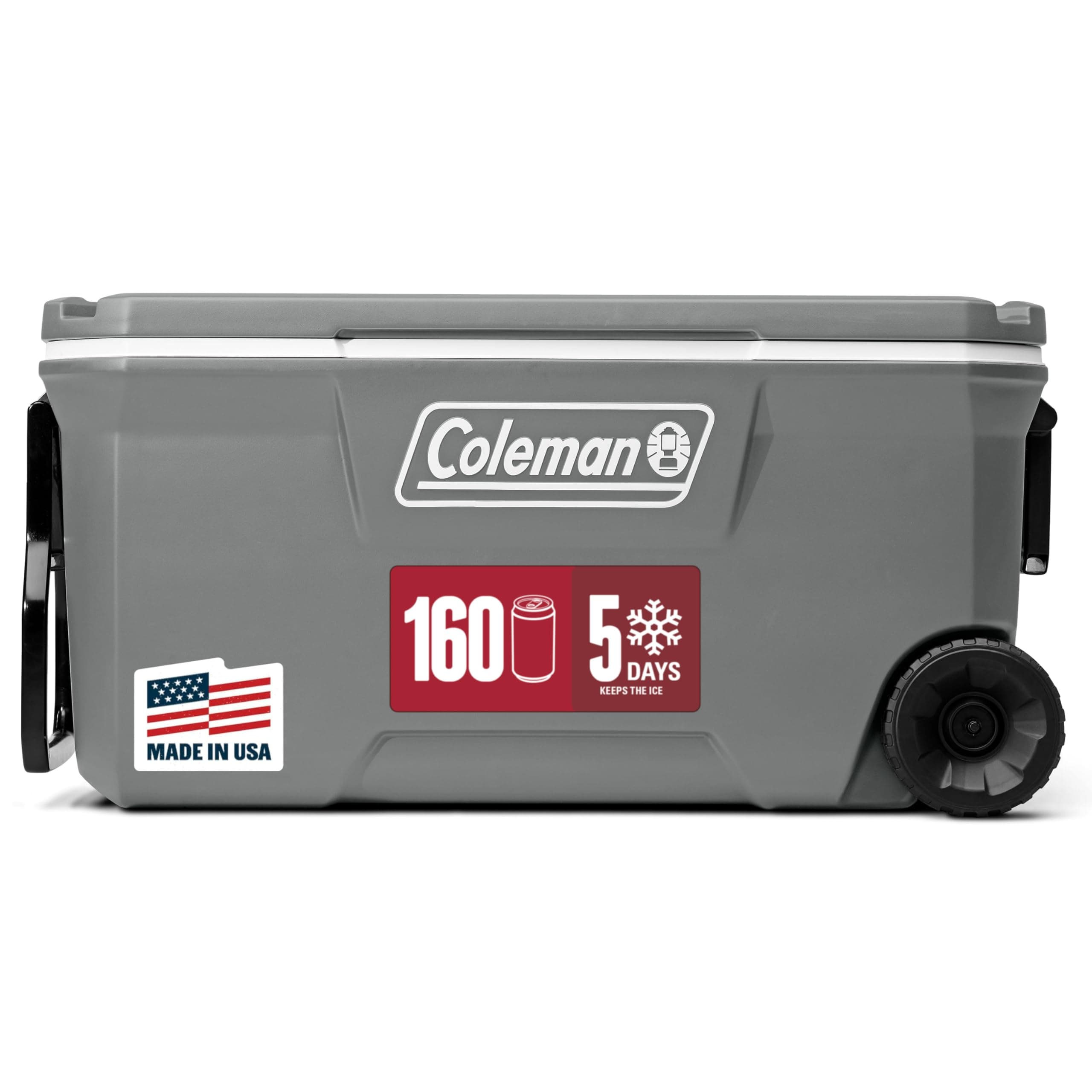 Coleman Classic Insulated Rolling Cooler, 100-Quart
