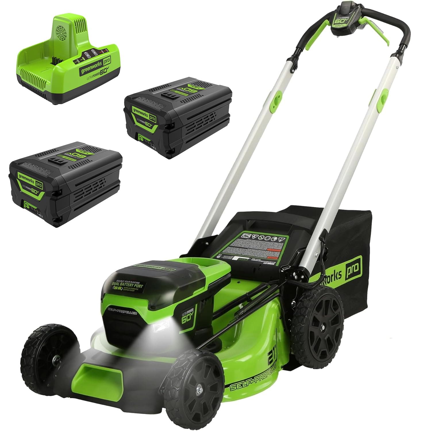 Greenworks 60V 21" Self-Propelled Cordless Lawn Mower