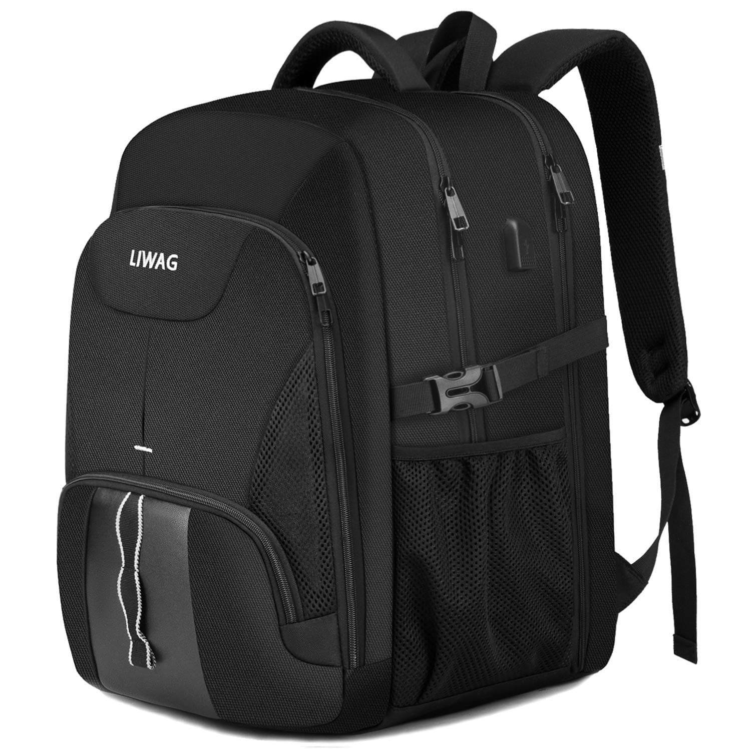 50L Travel Laptop Backpack for 17.3" Laptops, TSA-Friendly