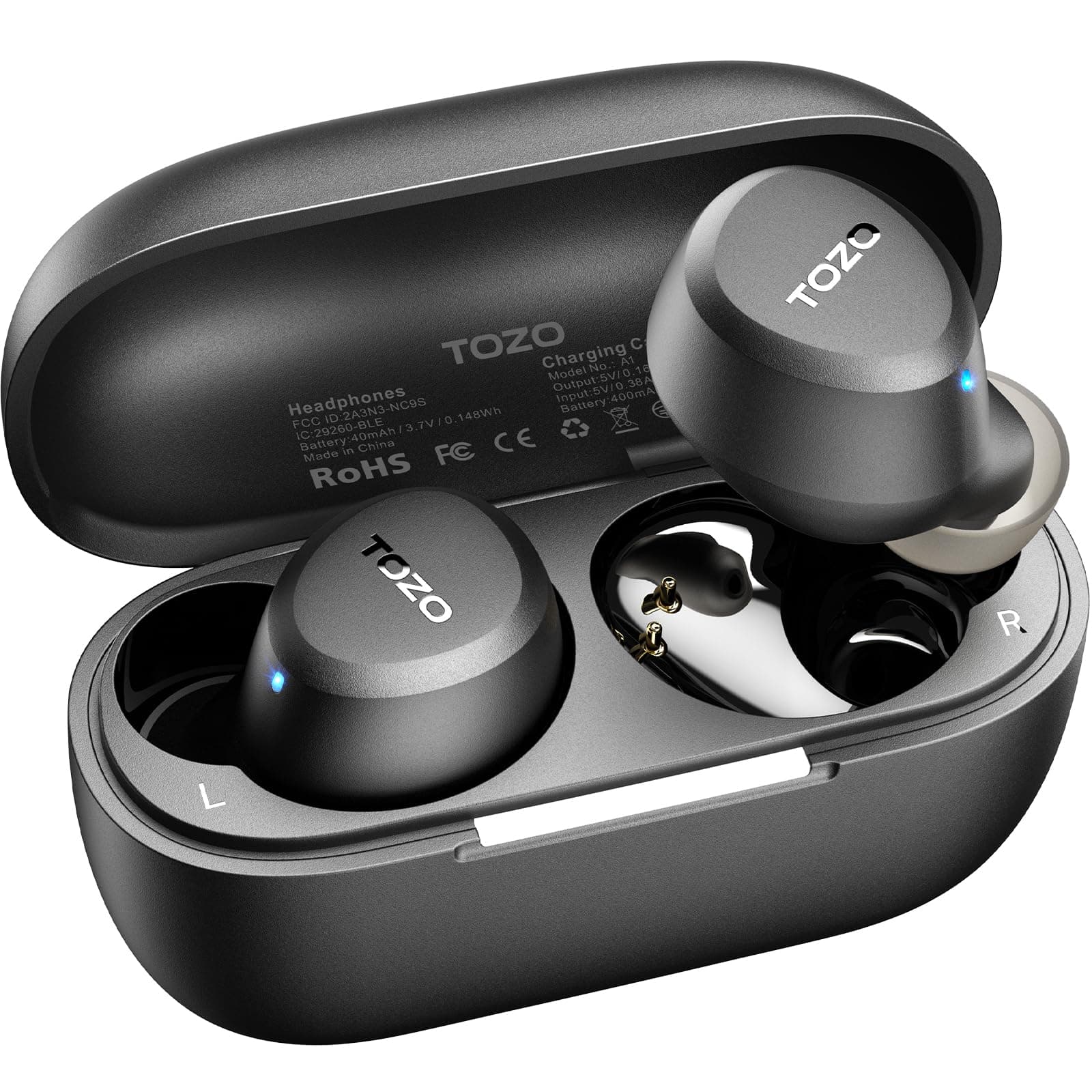 TOZO A1 Wireless Earbuds, Bluetooth 5.3, IPX5