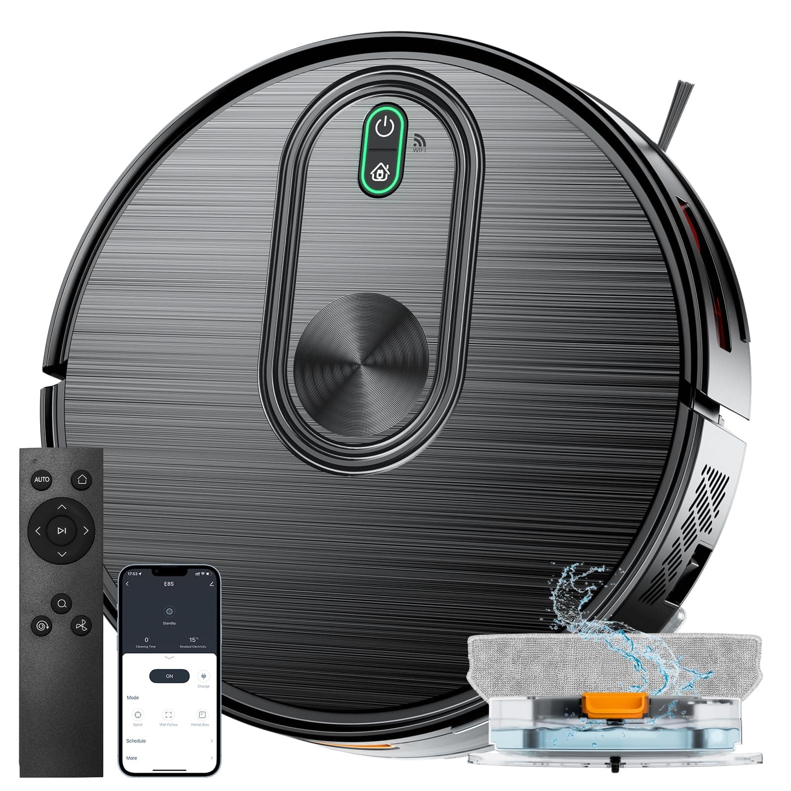 XIEBro 2-in-1 Robot Vacuum & Mop, 6500Pa, Gyro Navigation