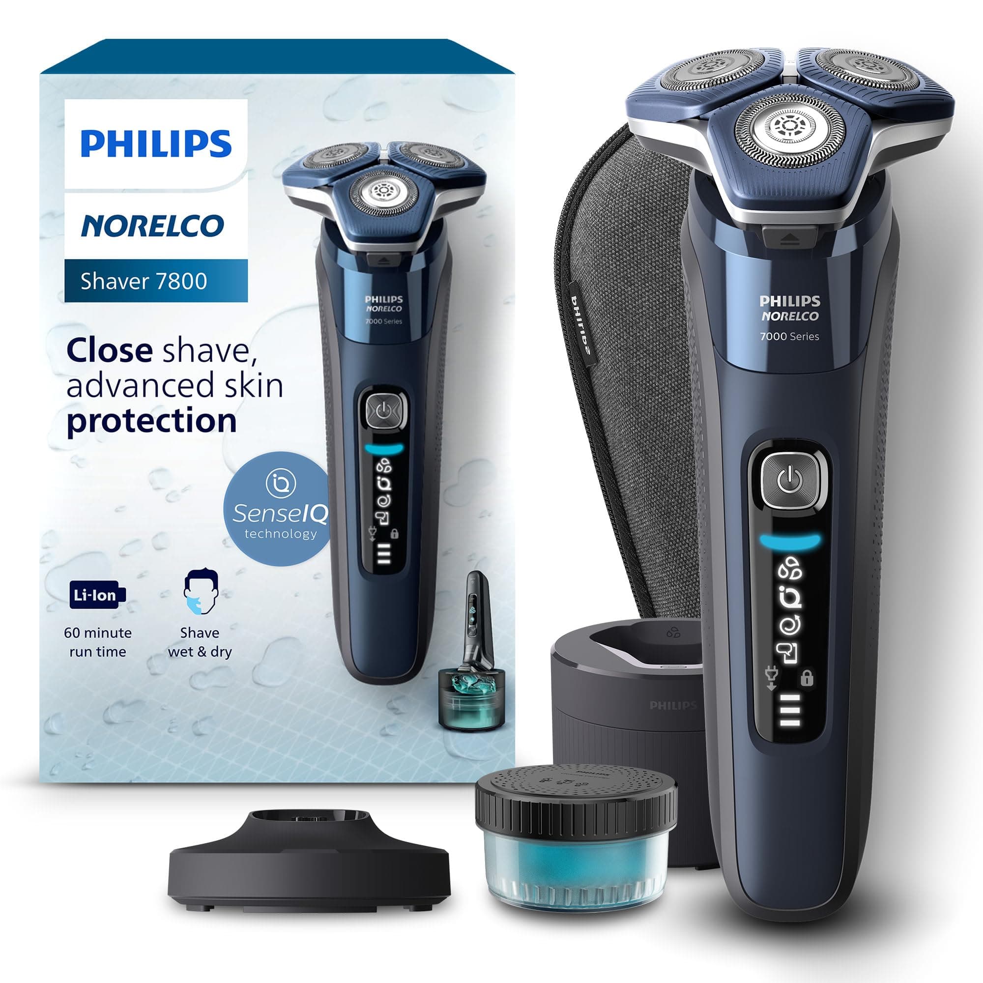 Philips Norelco 7800 Wet & Dry Electric Shaver, S7885/85