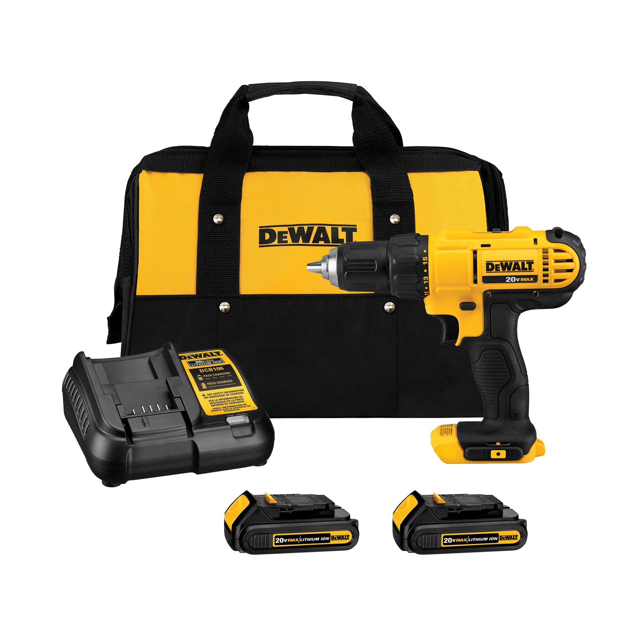 DEWALT 20V MAX Drill Driver Kit (DCD771C2)