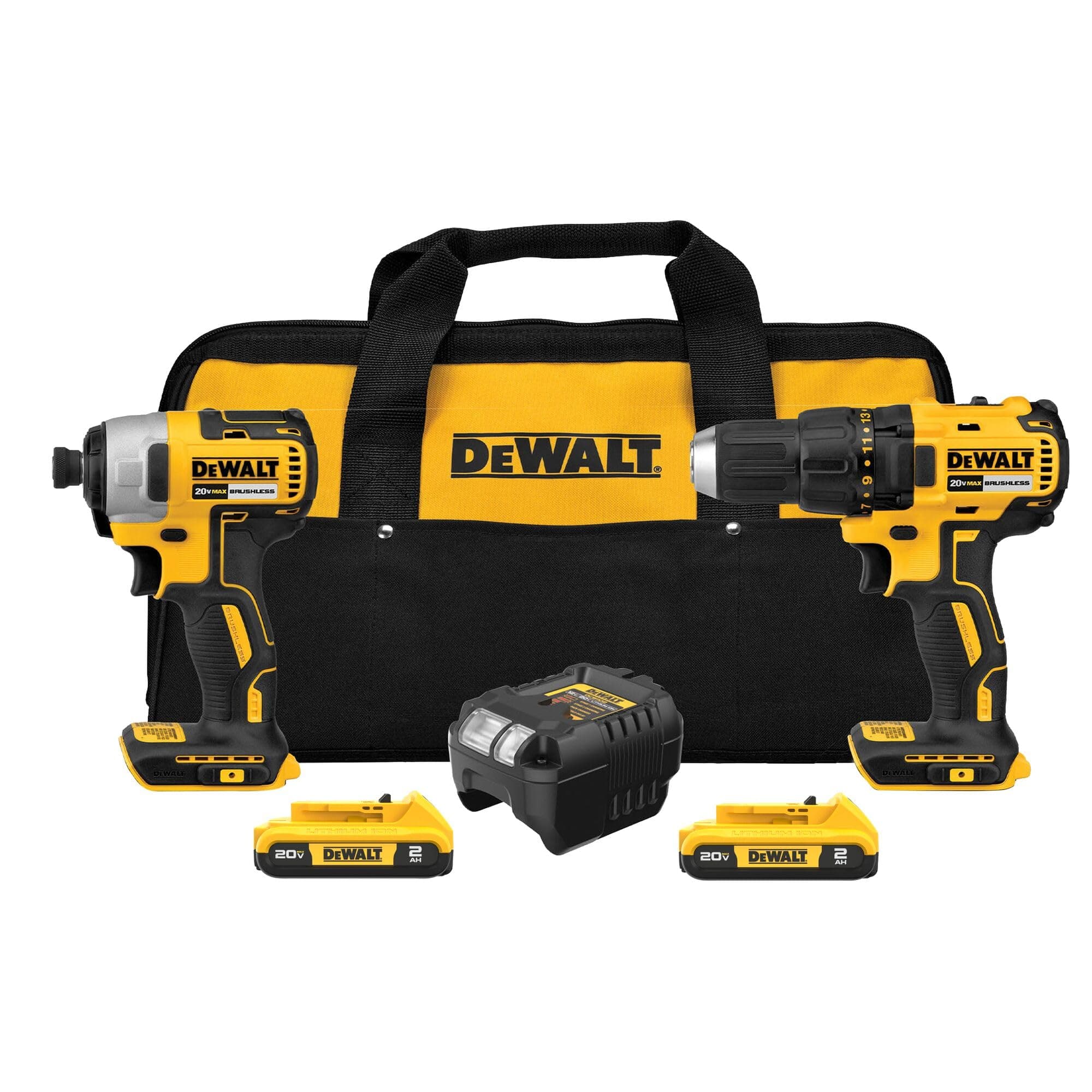 DEWALT 20V MAX Cordless Drill & Impact Driver Combo Kit