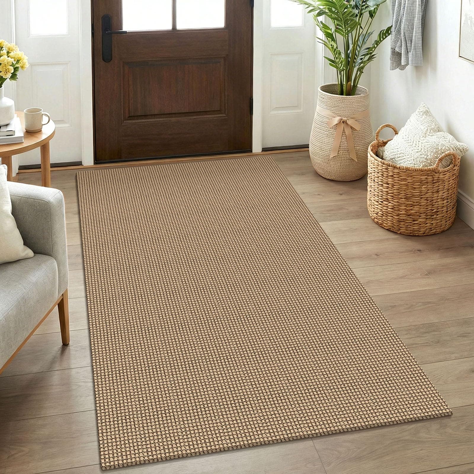 KOZYFLY Boho Washable Area Rug 3x5 ft